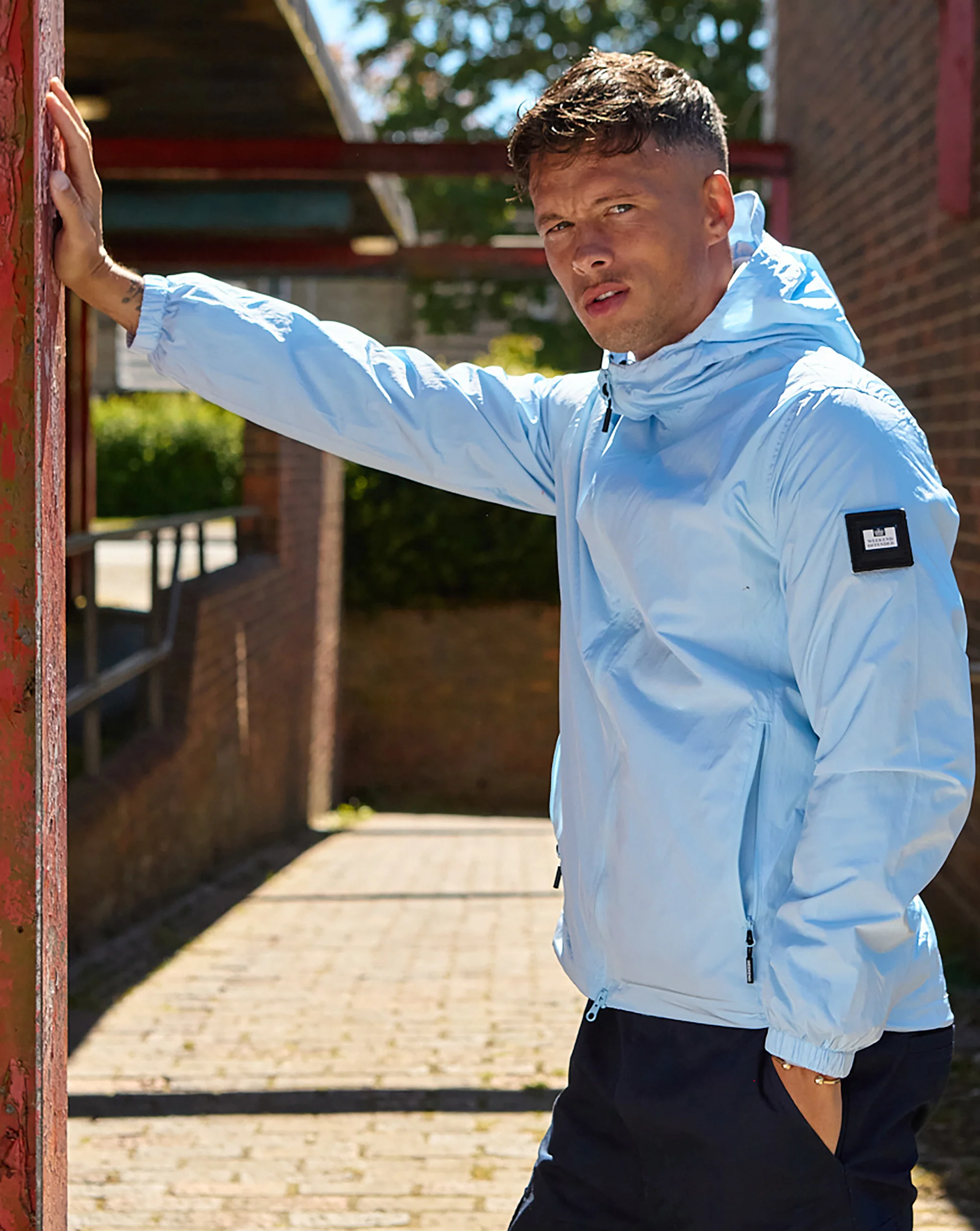Weekend Offender Techinican Jacket Sky Blue