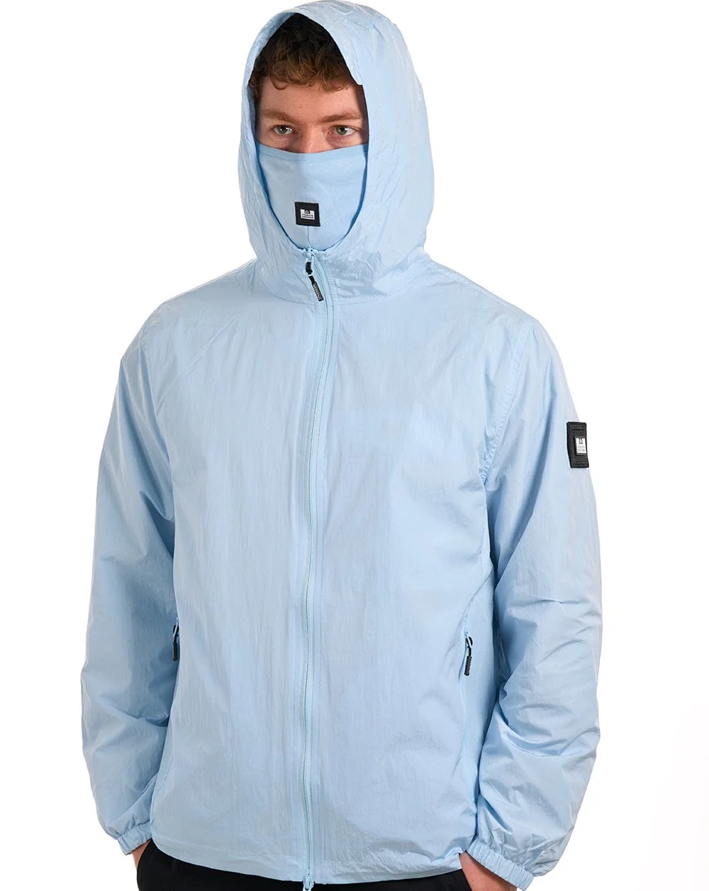 Weekend Offender Techinican Jacket Sky Blue - Image 6