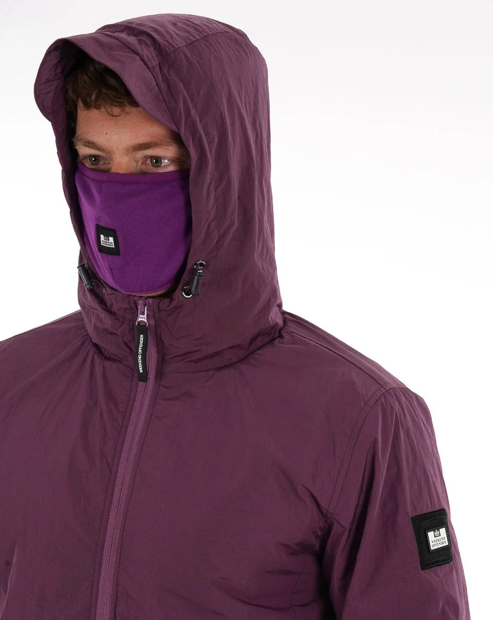 Weekend Offender Technician Jacket Berry - Image 2