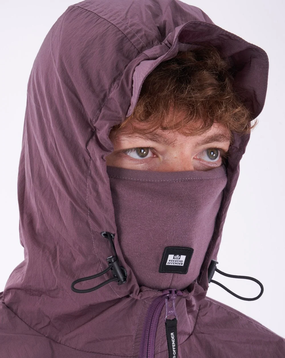 Weekend Offender Technician Jacket Dark Grape - Image 3