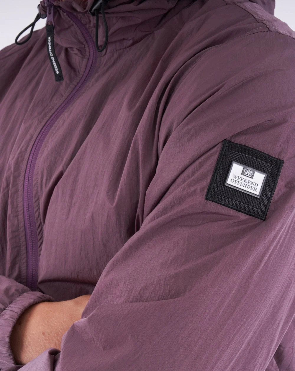 Weekend Offender Technician Jacket Dark Grape - Image 4