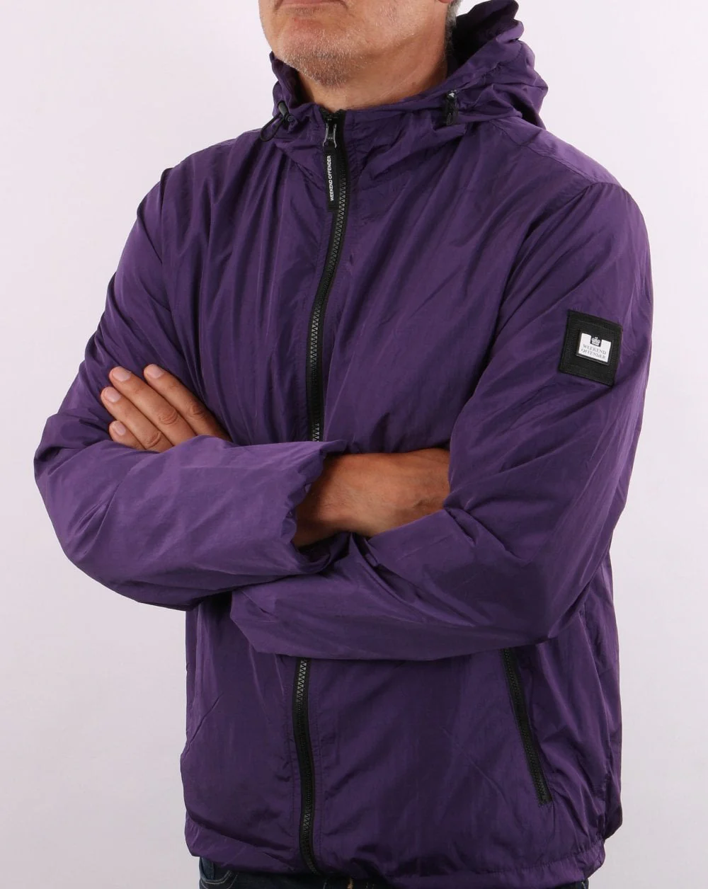 Weekend Offender Technician Jacket Deep Purple - Image 2