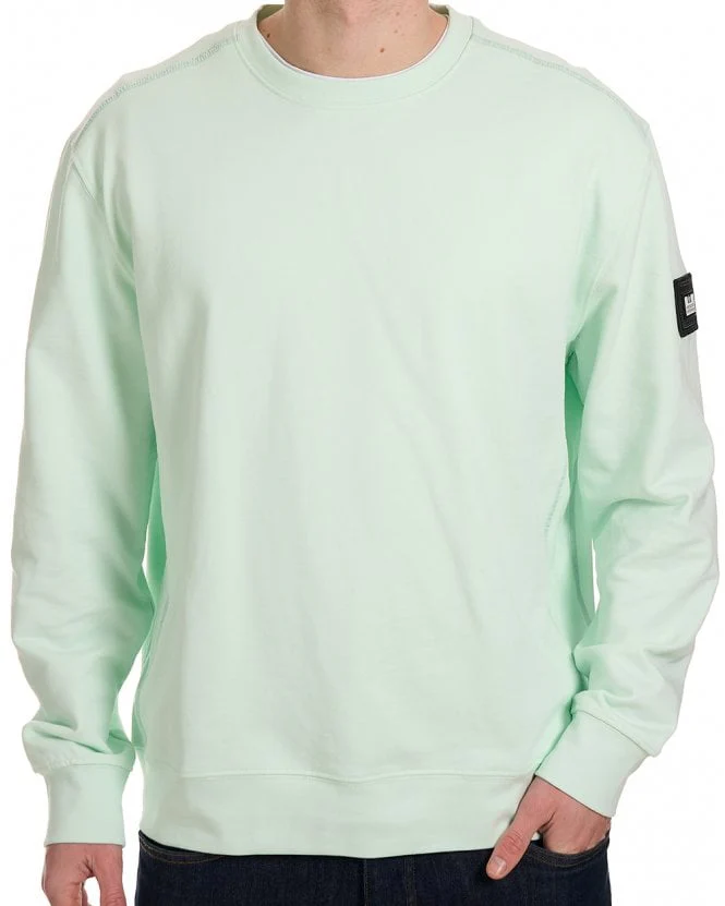 Weekend Offender Thunder Crew Sweat Amazonite - Image 2