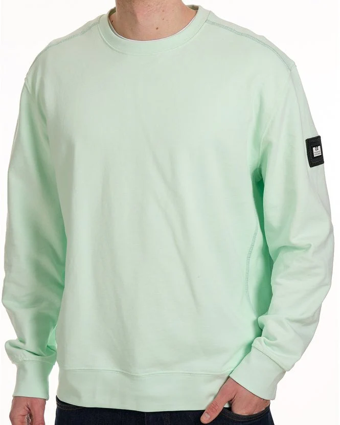 Weekend Offender Thunder Crew Sweat Amazonite - Image 3