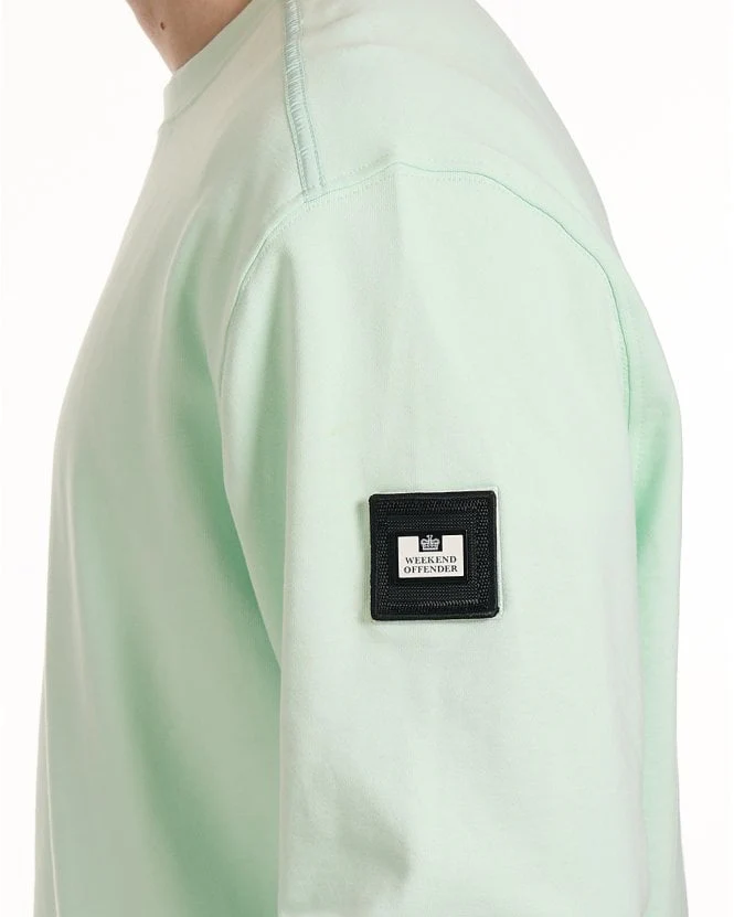 Weekend Offender Thunder Crew Sweat Amazonite - Image 4