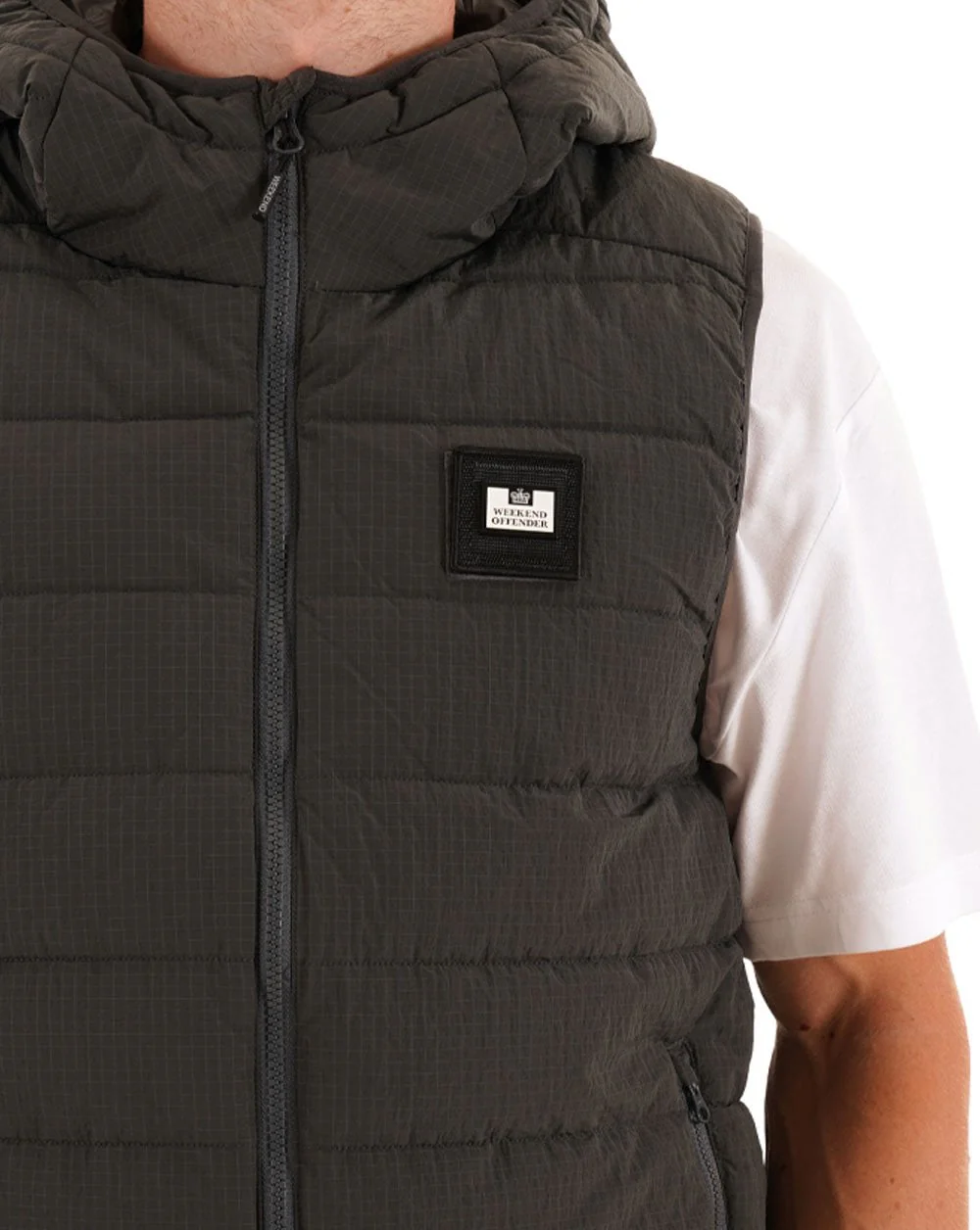 Weekend Offender Toronto Hooded Gilet Cyclone - Image 2