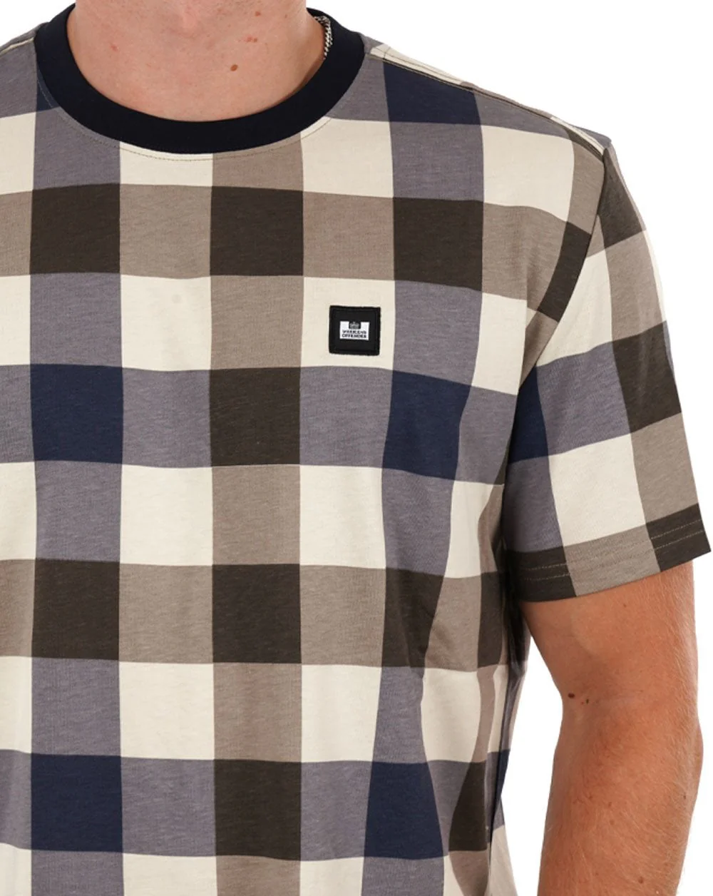 Weekend Offender Trimmer T-shirt Large House Check - Image 2
