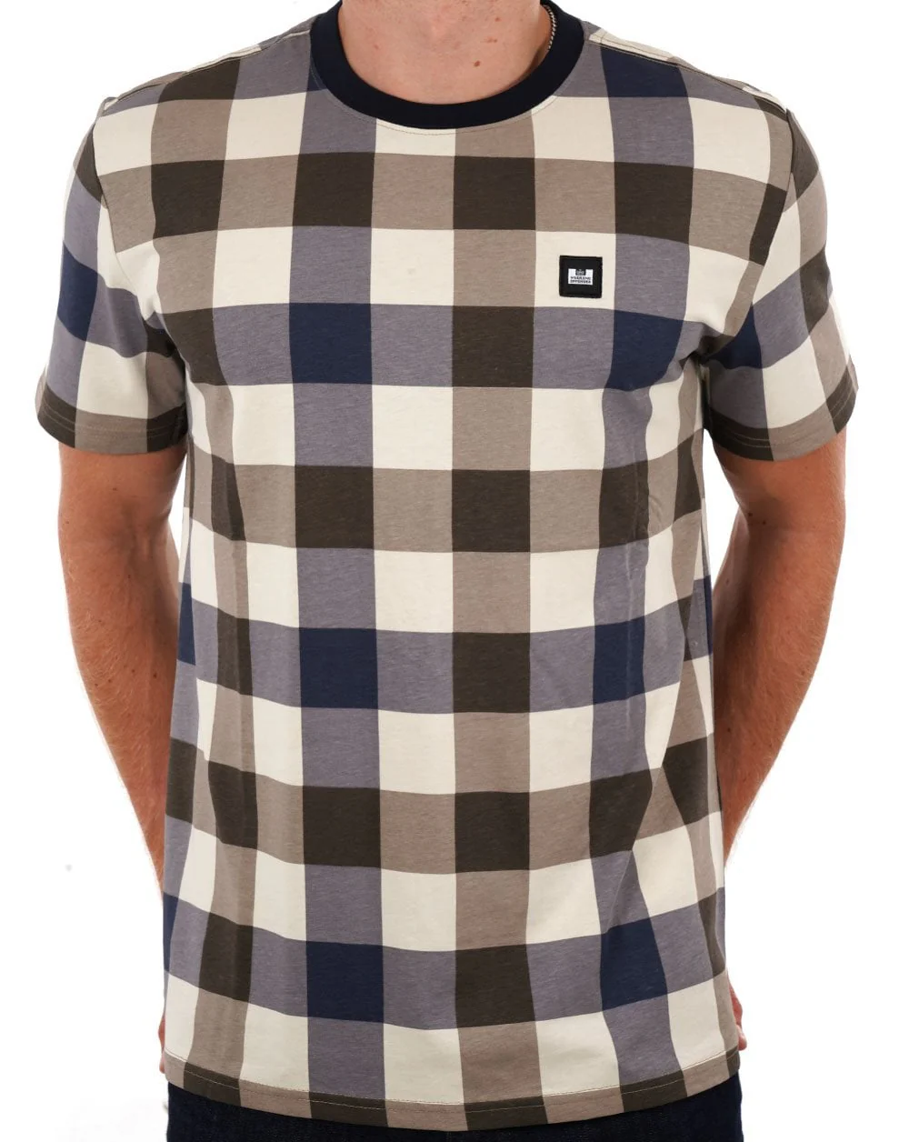 Weekend Offender Trimmer T-shirt Large House Check - Image 3