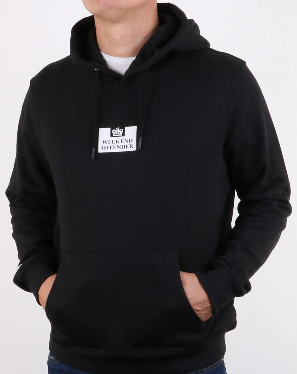 Weekend Offender Tunney Hoody Black - Image 2