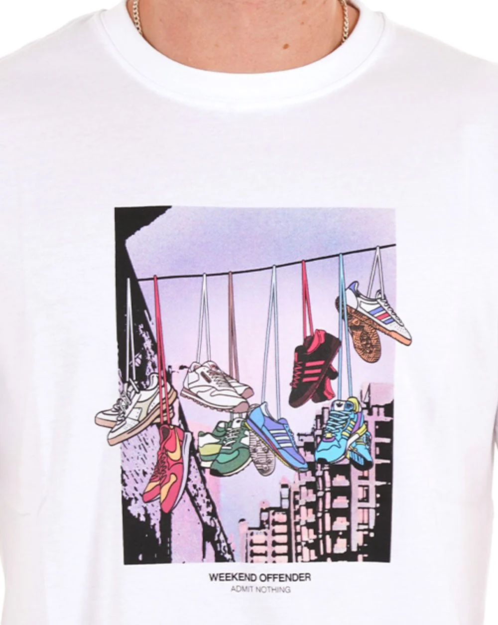 Weekend Offender Turf Wars T Shirt White - Image 2