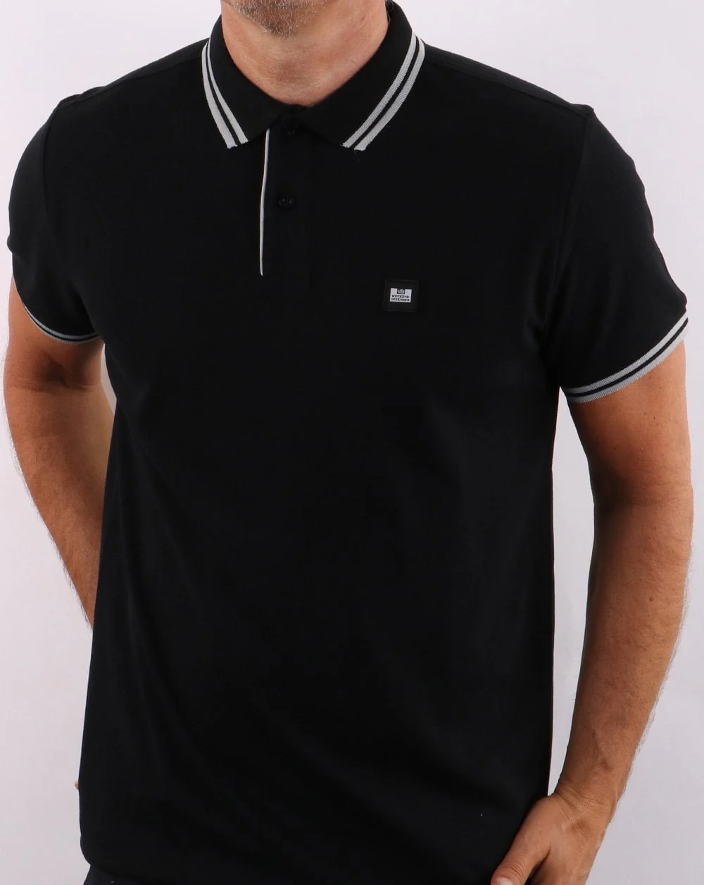 Weekend Offender Viverno Polo Shirt Black - Image 3