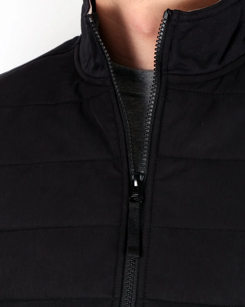Weekend Offender Wear Padded Track Top Black - Image 3