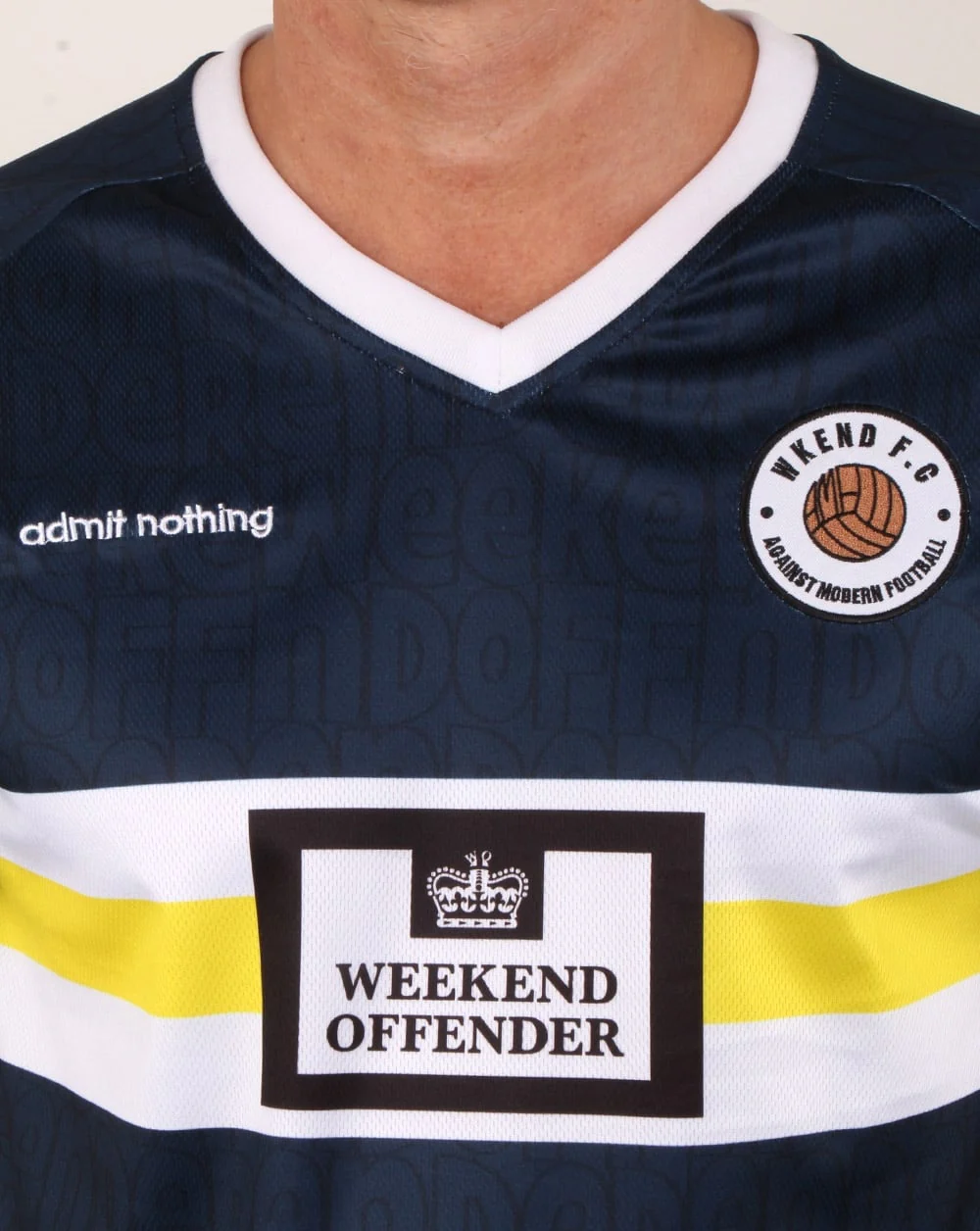 Weekend Offender Weekend FC Shirt Navy - Image 2