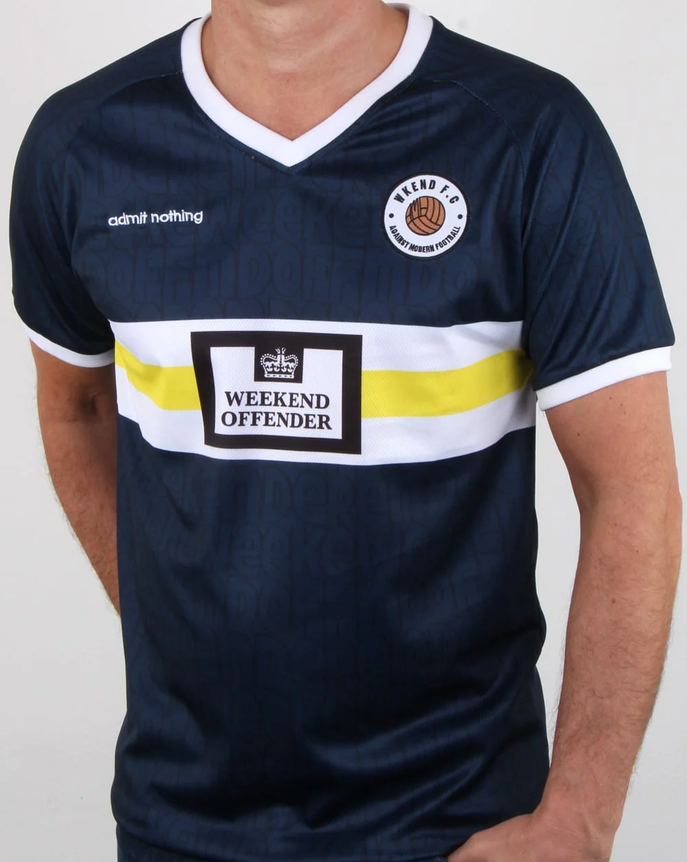 Weekend Offender Weekend FC Shirt Navy - Image 3