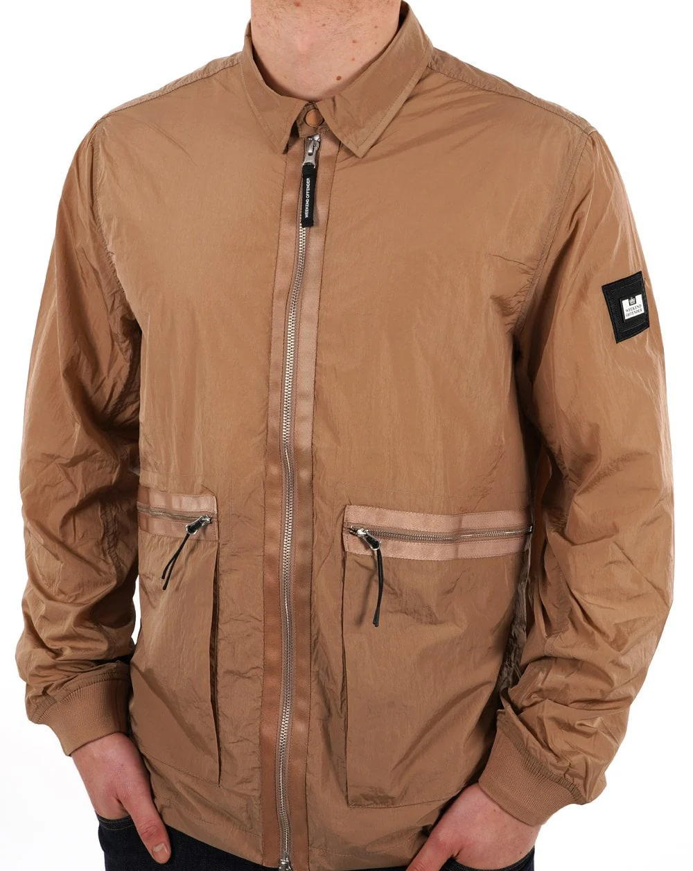 Weekend Offender Zingaro Overshirt Cognac - Image 3
